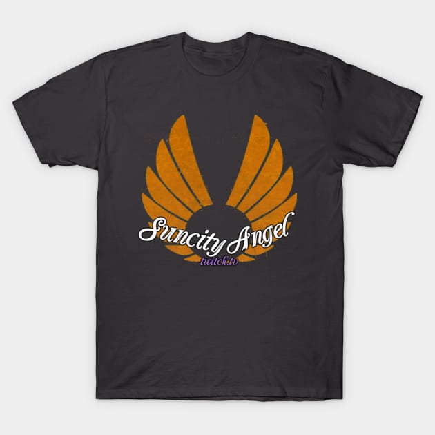 SuncityAngel Gold Wings T-Shirt by SuncityAngel